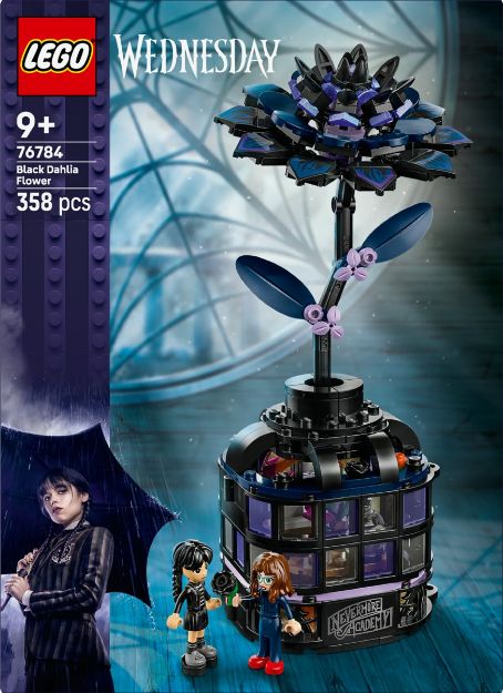 Bild von LEGO® Wednesday - 76784 Schwarze Dahlie