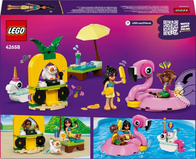 Bild von LEGO® Friends - 42658 Poolparty mit Einhorn und Flamingo