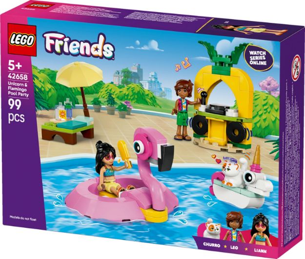 Bild von LEGO® Friends - 42658 Poolparty mit Einhorn und Flamingo