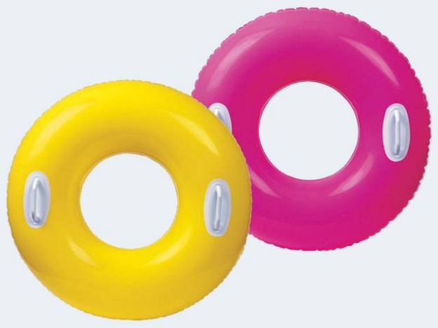 Bild von Spielring 76cm Neon mit Griff - Ein Stück wird nach dem Zufallsprinzip zugesendet!- 59258NP