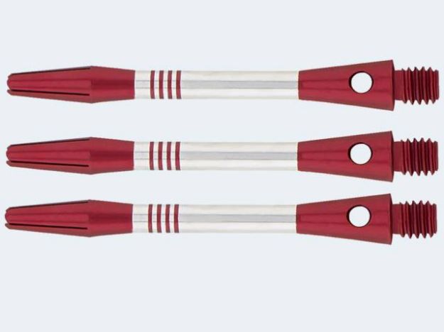 Bild von 3 Alu-Schaft Cetra 45mm rot - 54403