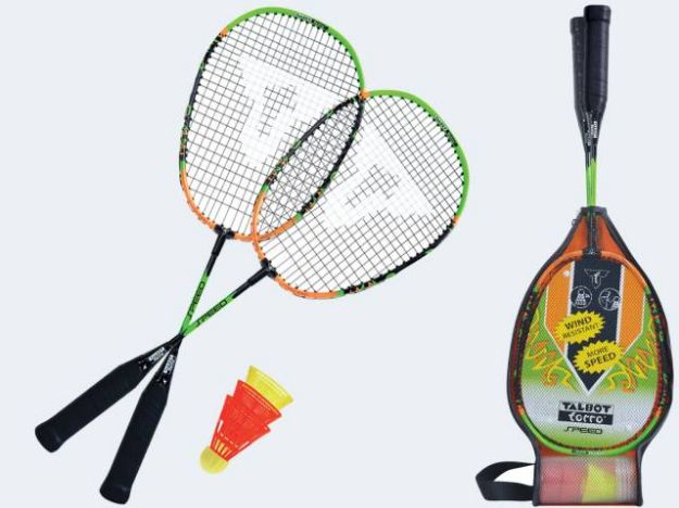 Bild von Badmintonset Speed 2200 2 Schläger 3 Bälle Zubeh - 49-0112