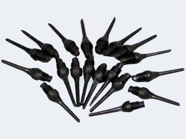 Bild von 100 Ersatz Spitzen 6mm schwarz - 61111