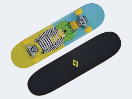 Zeige Details für Skateboard Kicker 79cm Green Dog - 510604 Bild von Skateboard Kicker 79cm Green Dog - 510604