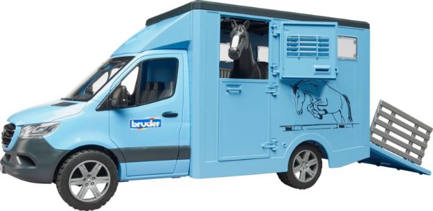 Bild von Bruder 02674 MB Sprinter Tiertransporter mit 1 Pferd