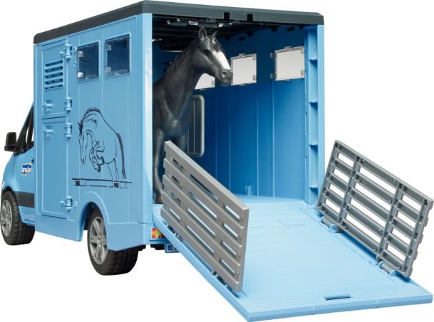 Bild von Bruder 02674 MB Sprinter Tiertransporter mit 1 Pferd