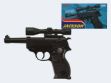 Bild von 13-Sch Pistole Jackson 20cm schwarz Plastik Zielfe - 3000051