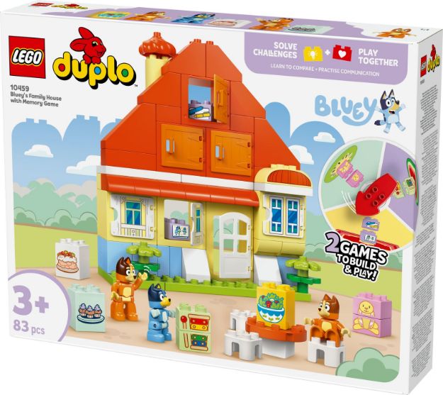 Bild von LEGO® DUPLO® Bluey - 10459 Blueys Familienhaus mit Memory-Spiel