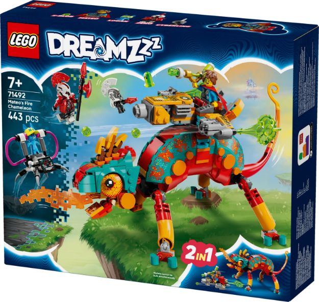 Bild von LEGO® DREAMZzz - 71492 Mateos Feuer-Chamäleon
