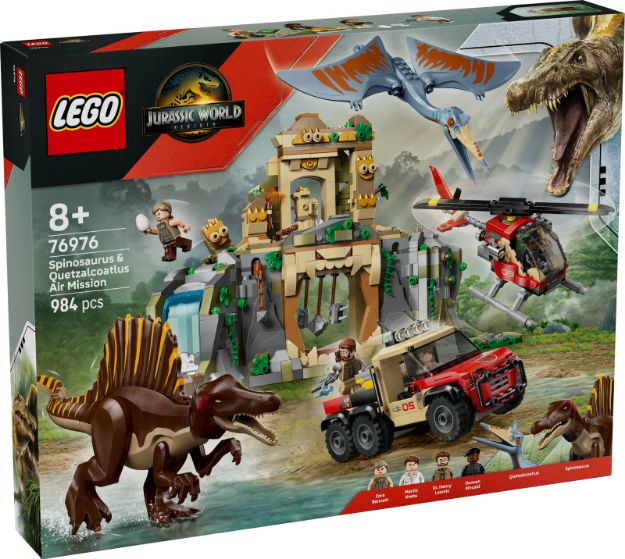 Bild von LEGO® Jurassic World™ - 76976 Spinosaurier & Quetzalcoatlus: Hubschrauber-Einsatz