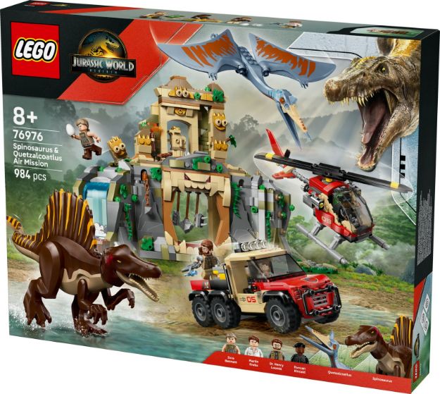 Bild von LEGO® Jurassic World™ - 76976 Spinosaurier & Quetzalcoatlus: Hubschrauber-Einsatz