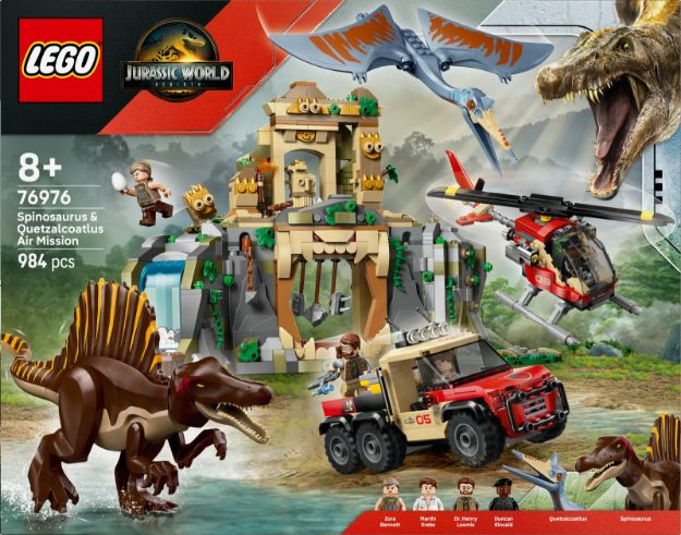 Bild von LEGO® Jurassic World™ - 76976 Spinosaurier & Quetzalcoatlus: Hubschrauber-Einsatz