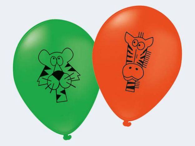 Bild von 7 Luftballon Animal bunt 30cm - 12441