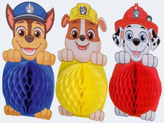 Bild von Wabenballfigur Paw Patrol - Ein Stück von 3 Varianten nach dem Zufallsprinzip versendet! - ø 30cm 1St./Btl. - 15967