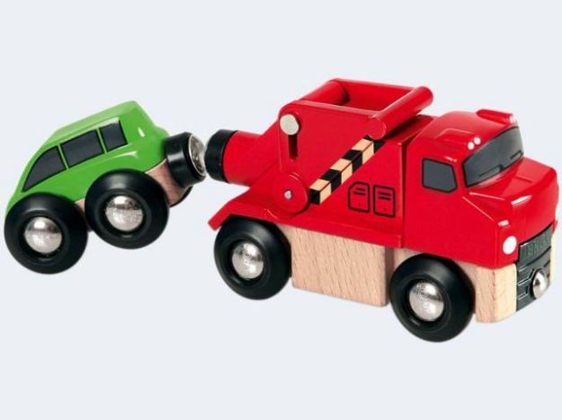 Bild von BRIO Kranwagen mit Anhänger - 33528