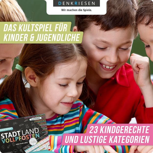 Bild von STADT LAND VOLLPFOSTEN® - JUNIOR EDITION "Jeder Punkt zählt." - SL2004