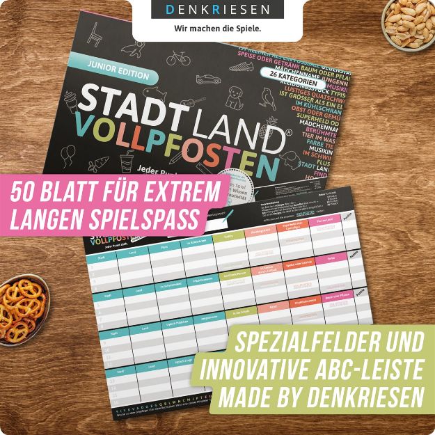 Bild von STADT LAND VOLLPFOSTEN® - JUNIOR EDITION "Jeder Punkt zählt." - SL2004