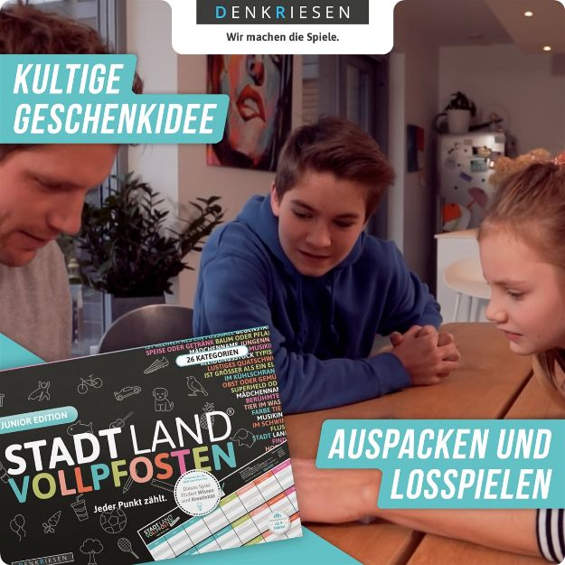 Bild von STADT LAND VOLLPFOSTEN® - JUNIOR EDITION "Jeder Punkt zählt." - SL2004