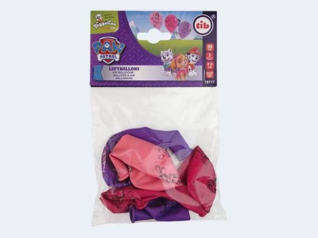 Bild von 5 Luftballons Paw Patrol bunt 30cm - 19717
