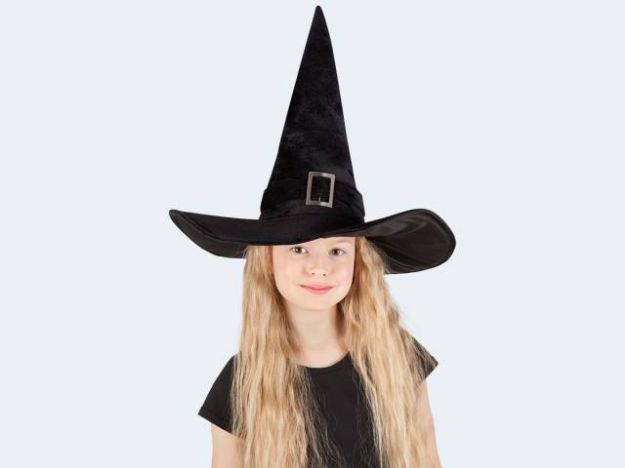 Bild von Hexenhut Samt schwarz KIDs - 00157