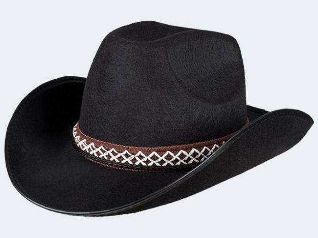 Bild von Cowboyhut Kinder schwarz - 54369