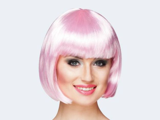 Bild von Perücke Bob Cabaret hellrosa - 85888