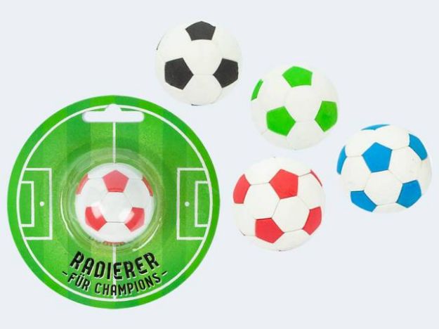 Bild von Fussball-Radierer Champoin 3,7cm - Eine Verkaufseinheit = 24 Stück - 947895