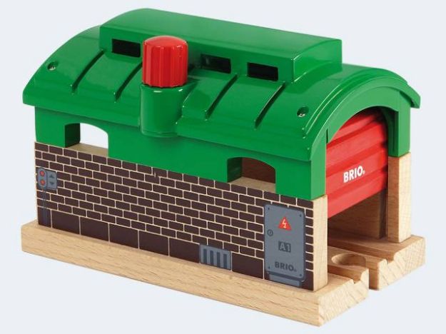 Bild von BRIO Lokschuppen mit Rolltor - 33574