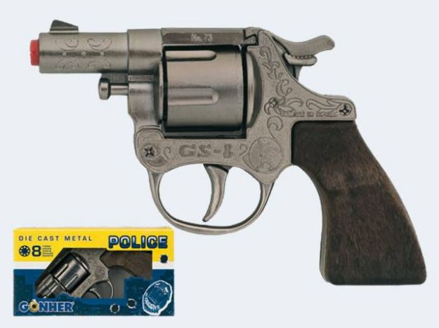 Bild von 8-Sch Pistole Gs8 13cm silber Met(Police) Kurzlauf - 73/0