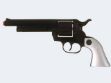 Bild von 12-Sch Pistole 23cm Pearl Effect schwarz - 121/6