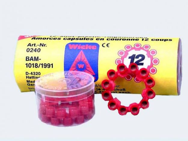 Bild von 240 Schuss 12er Ringamorcesrollen - Eine Verkaufseinheit = 10 Stück - 0240