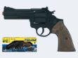 Bild von 12-Sch Pistole 24cm Magnum schwarz Metall Kurzlauf - 127/6-R
