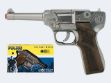 Bild von 8-Sch Pistole Police 20cm silber Metall - 124/0