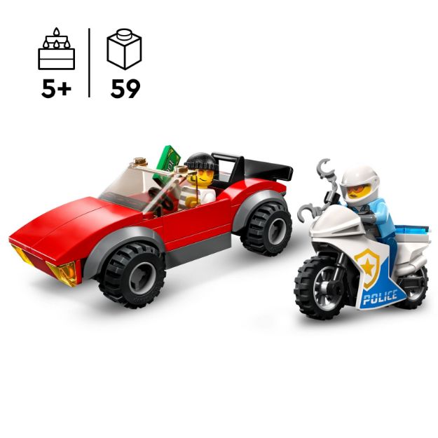 Bild von LEGO® City - Verfolgungsjagd mit dem Polizeimotorrad
