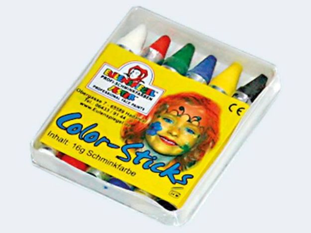 Bild von 6 Schmink Color Sticks - 626061