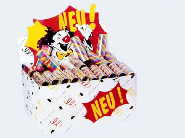 Bild von 18 Luftschlangen 4/18 4m 7mm breit - Eine Packung wird nach dem Zufallsprinzip zugesendet!- 14500