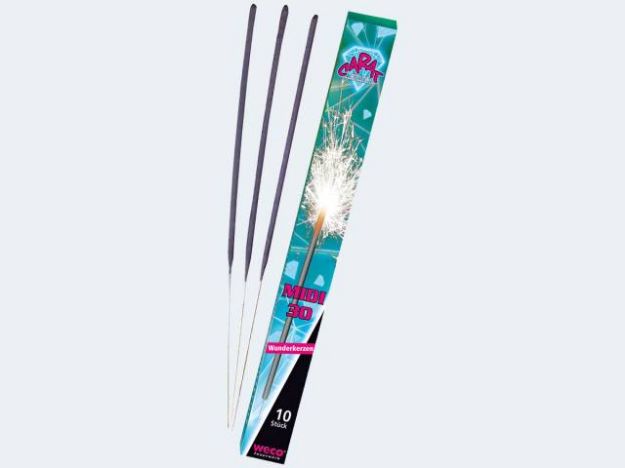 Bild von 10 Wunderkerzen Midi 30cm - Eine Verkaufseinheit = 10 Stück - 6166-05