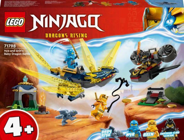 Bild von LEGO® Ninjago 71798 Duell zwischen Nya und Arins Babydrachen, seltenes Set