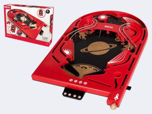 Bild von BRIO Games Holz Flipper Space Safari - 34017