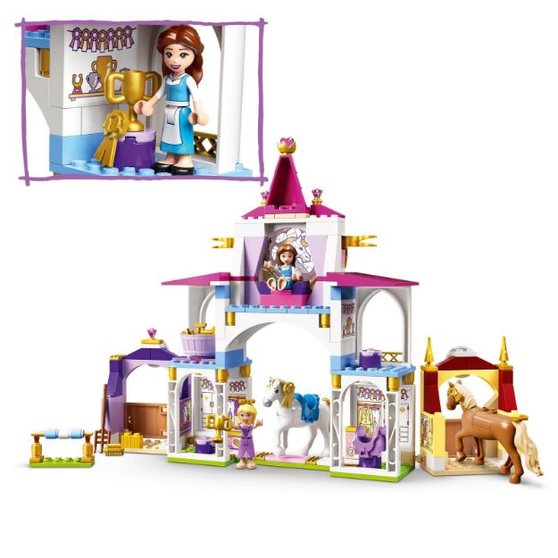 Bild von LEGO® Disney Princess - 43195 Belles und Rapunzels königliche Ställe