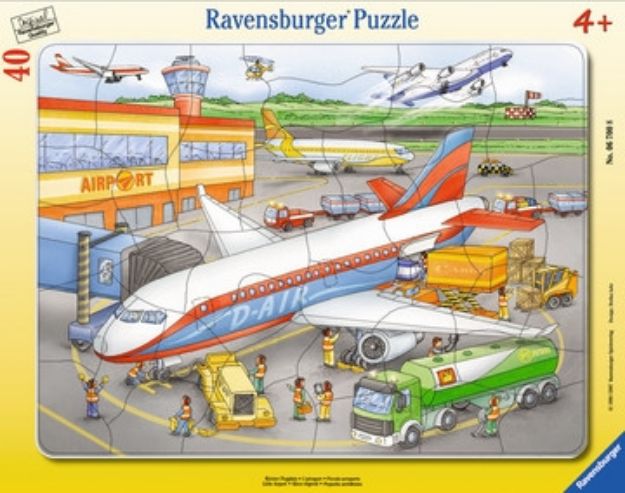 Bild von Rahmenpuzzle 40T Kleiner Flugplatz - 06700
