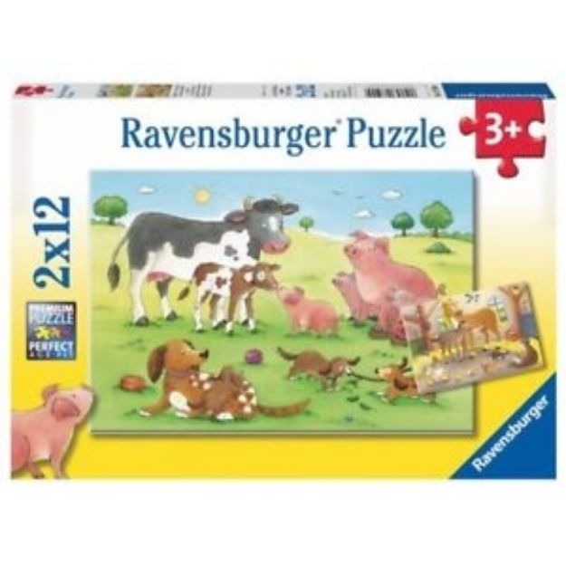 Bild von Ravensburger 07550 Puzzle 2x12Teile - 07590