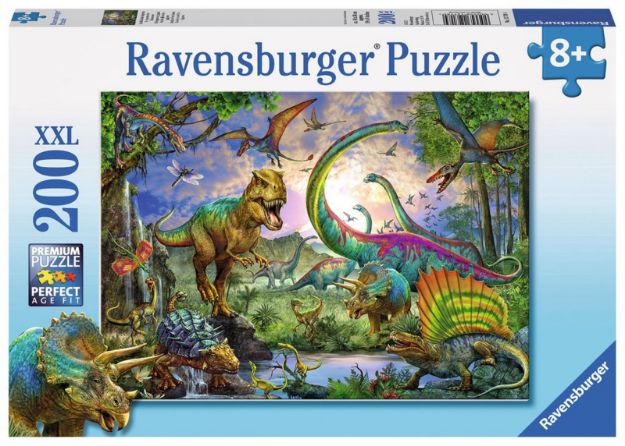 Bild von Ravensburger 12718 Puzzle Im Reich der Giganten 200 Teile