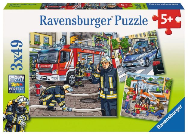 Bild von Puzzle 3x49T Helfer in der Not - 09335