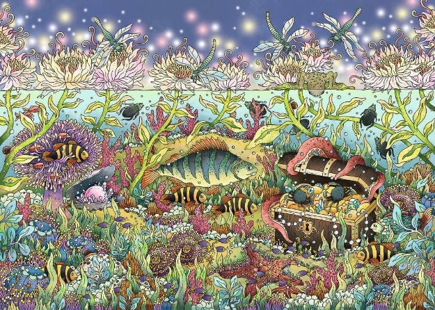 Bild von Ravensburger 15988 Puzzle Dämmerung im Unterwasserreich 1000 Teile