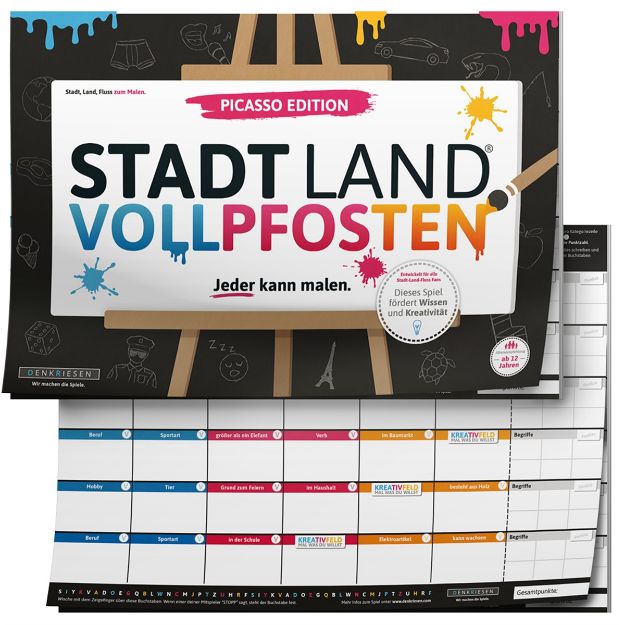 Bild von STADT LAND VOLLPFOSTEN® – PICASSO EDITION “Jeder kann malen.” - SL2003