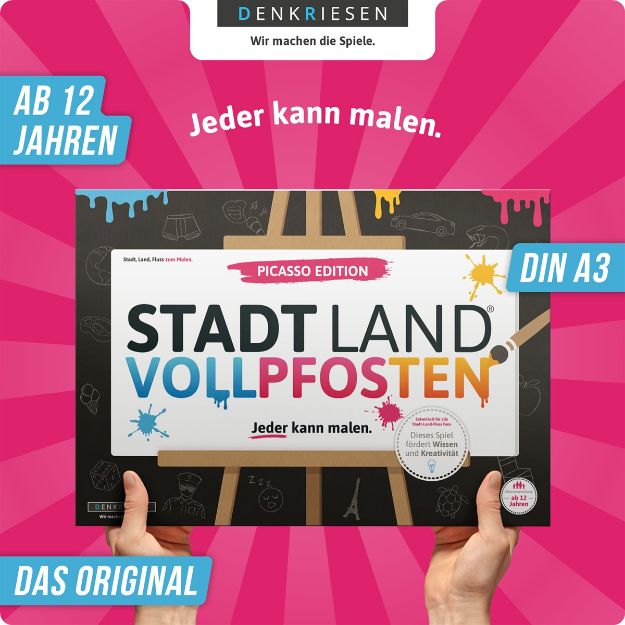 Bild von STADT LAND VOLLPFOSTEN® – PICASSO EDITION “Jeder kann malen.” - SL2003
