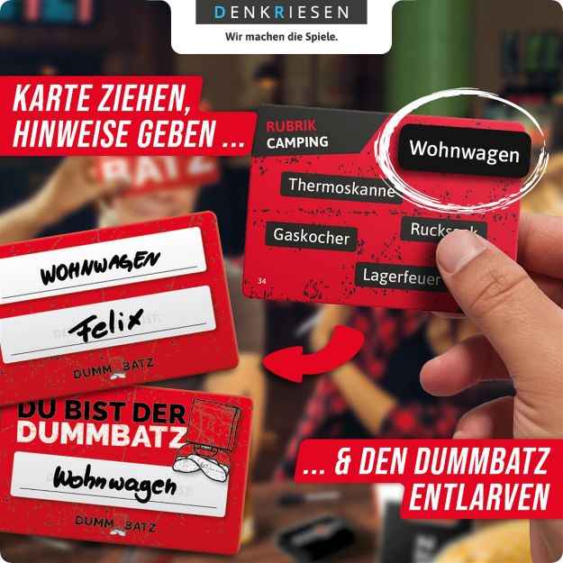 Bild von PARTYFIEBER - DUMMBATZ "Das aussichtslose Partyspiel" - PF1003