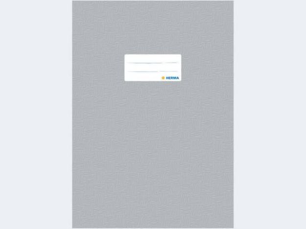 Bild von Heftschoner A4 grau m Schild und Bastprägung - Eine Verkaufseinheit = 25 Stück - 7448