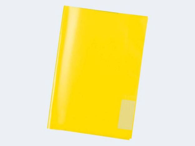 Bild von Heftschoner A5 gelb transparent - Eine Verkaufseinheit = 25 Stück - 7481